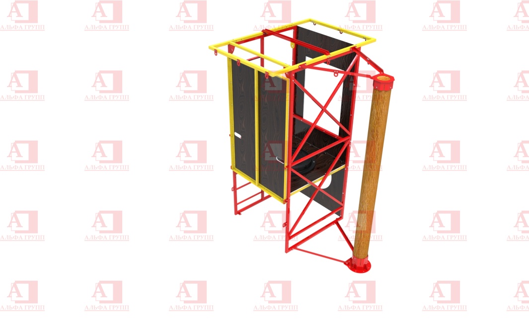 Учебно-тренировочный полигон Альпинист-2-0 (2,7м + бревно). Учебно-тренировочный полигон Альпинист-2-0 (2,7м + бревно).