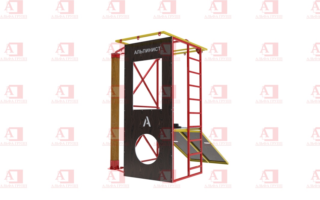 Учебно-тренировочный полигон Альпинист-2-0 (2,7м + бревно). Учебно-тренировочный полигон Альпинист-2-0 (2,7м + бревно).